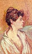  Henri  Toulouse-Lautrec Portrait of Marcelle oil
